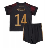 Camisa de time de futebol Alemanha Jamal Musiala #14 Replicas 2º Equipamento Infantil Mundo 2022 Manga Curta (+ Calças curtas)